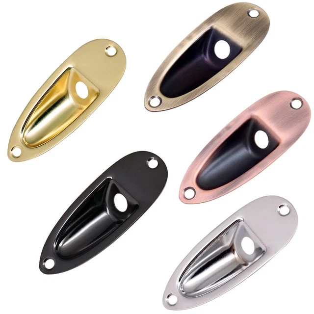 Piastra JackSocket ingresso metallo di precisione per chitarra elettrica stile s