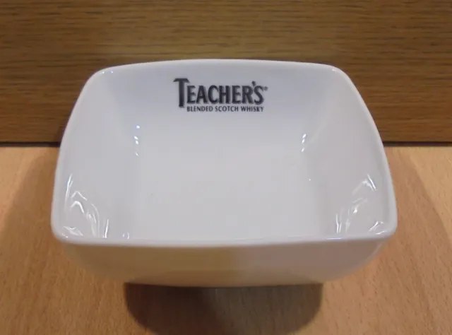 Teacher's Scotch Whisky Advertisign Ceramic Bowl For Nuts