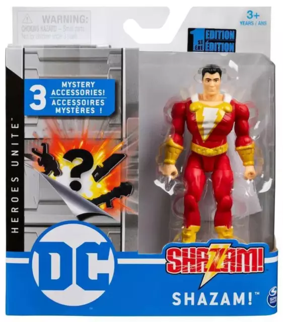 Spin Master DC Comics Shazam  Action Figure 4" / 10cm