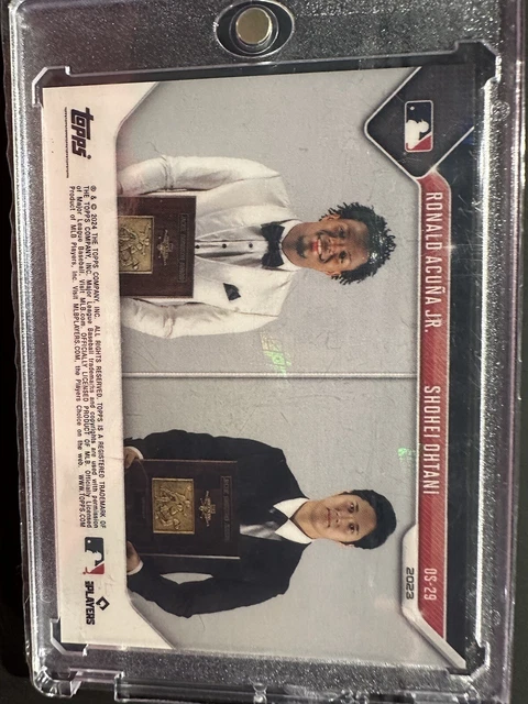 2024 TOPPS NOW Ronald Acuna Jr. Shohei Ohtani OS29 MVP Braves Dodgers