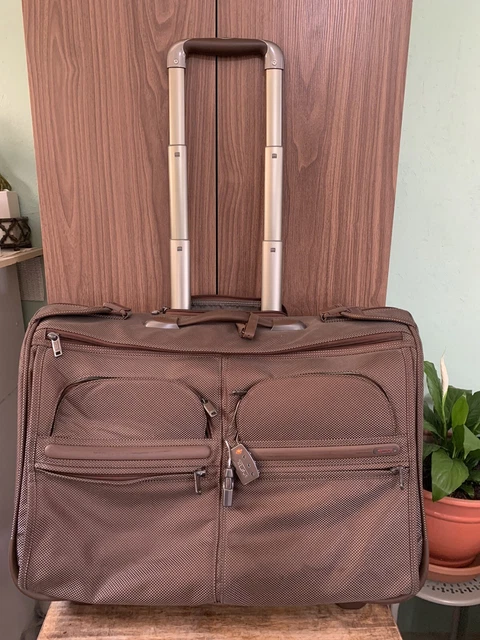 TUMI Alpha Extended Stay Garmen Bag 2 Wheels Suitcase with lock