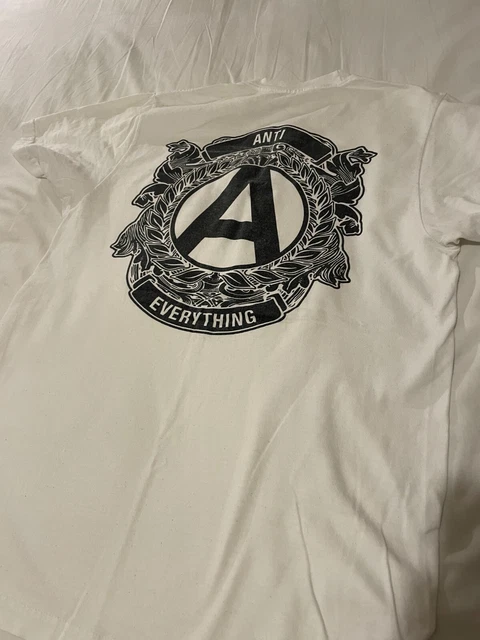 SS15 SUPREME ANTI Everything Tee white T shirt size M medium