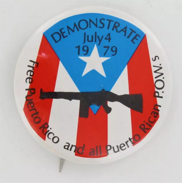 Puerto Rican Nationalist Party 1979 Revolutionary Movement Art Independence P963