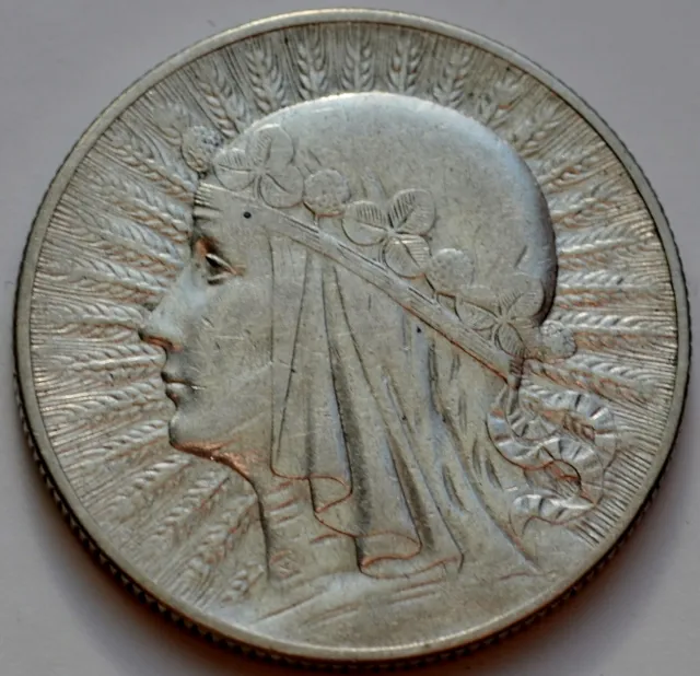 Poland 5 Zlotych, 1932, Queen Jadwiga, silver