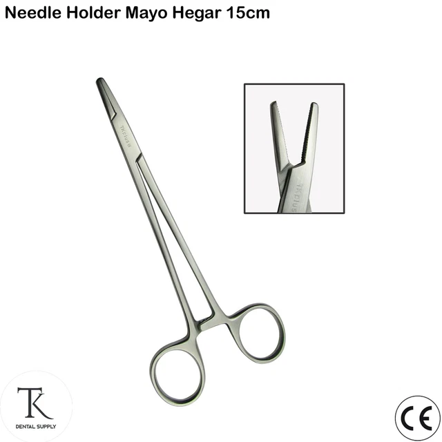 DENTAIRE CHIRURGIE PORTE-AIGUILLE Mayo Hegar 15cm Hemostats Surgery
