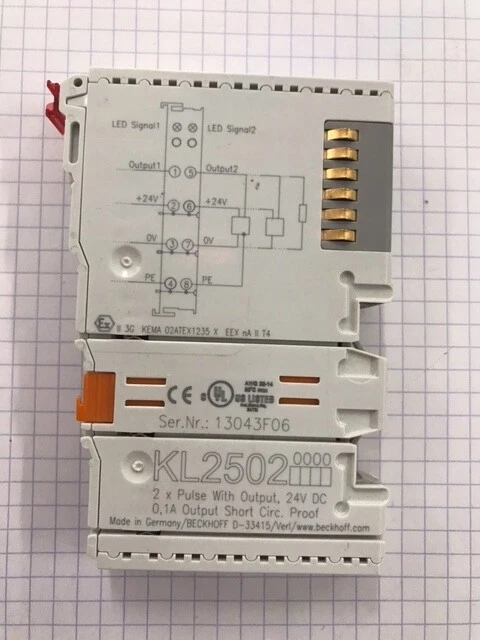 Kl2502 Beckhoff / #Z Q01N 4357