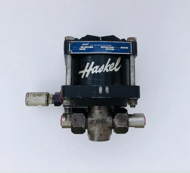 Haskel Aw-100 Air Driven Liquid/ Fluid Pump 1138 Bar 16500 Psi Wp 100:1 Ratio #1