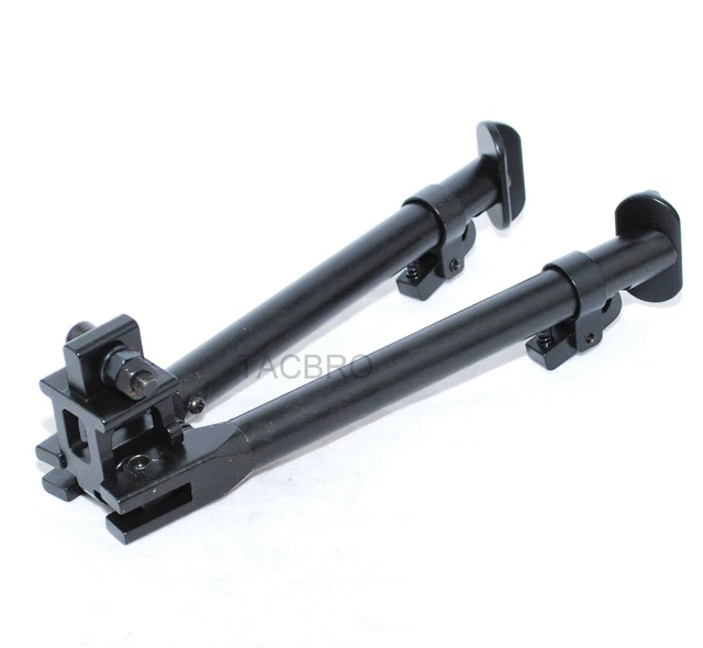 AIM SPORTS BPSKSS Aluminum Bayonet Bipod – Adjustable 8.3 To 11.5, Folding Legs, Swivel Mount