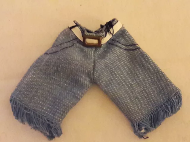 Vintage 1960's REMCO HEIDI JAN POCKET DOLL BLUE JEANS W/WHITE BELT JAPAN