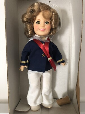 Vintage Ideal Shirley Temple Doll Collection Navy Sailor 8" Tall With Box