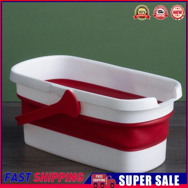 Folding Water Tub Multifunctional Cleaning Bucket with Handle for House Cleaning