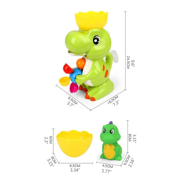 Baby Dinosaur Bath Toys Interactive Waterfall Kids Toy For Shower Bathro ZOK