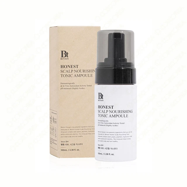 Bombilla tónica nutritiva para el cuero cabelludo Benton Honest 100 ml nueva cuidado saludable del cuero cabelludo belleza
