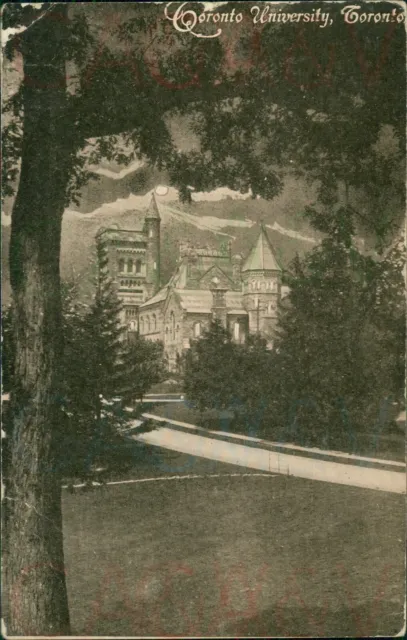 Toronto University  1905 Postmark B104 WG Macfarlane Local Publisher