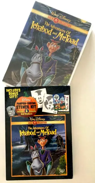 WALT DISNEY "The Adventures of Ichabod and Mr Toad"  DVD Gold Collection  NEW!