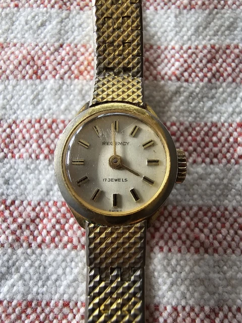 REGENCY LADIES VINTAGE 17 Jewels Automatic Gold Watch £10.79  display picture 2