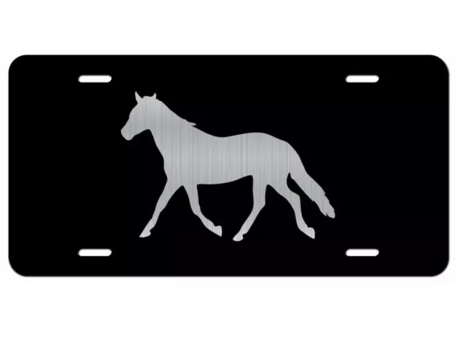 License Plate Horse Vanity Novelty Tag Metal Car Truck 6-Inches by 12-Inches