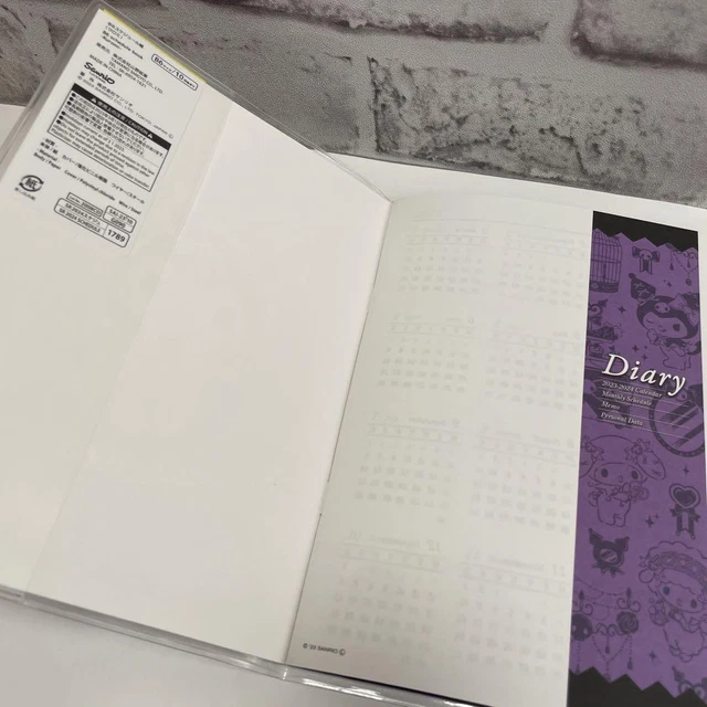 KUROMICHAN 2024_SCHEDULE BOOK_SANRIO Kuromi Character Notebook 18.19