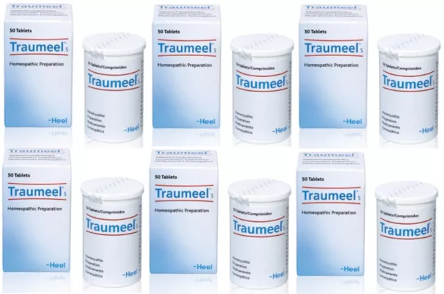 6 x HEEL Traumeel natural anti-inflammatory 6x50 tablets pain bruises arthritis