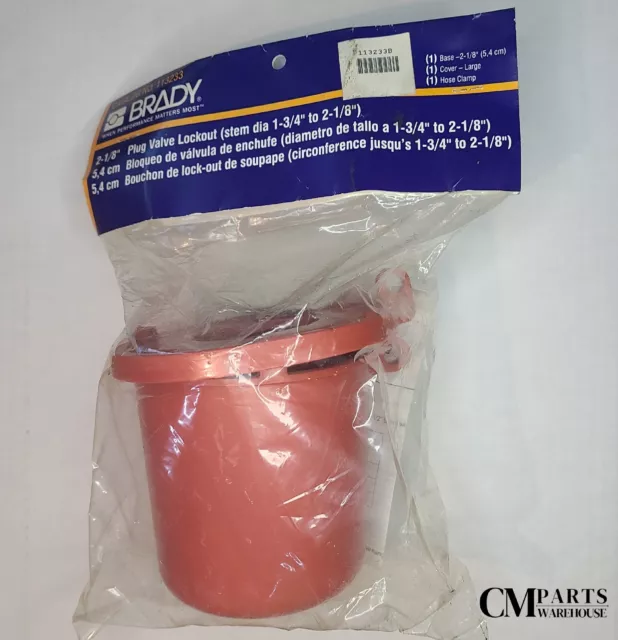 *NEW* Brady plug valve/drinking fountain lockout 113233