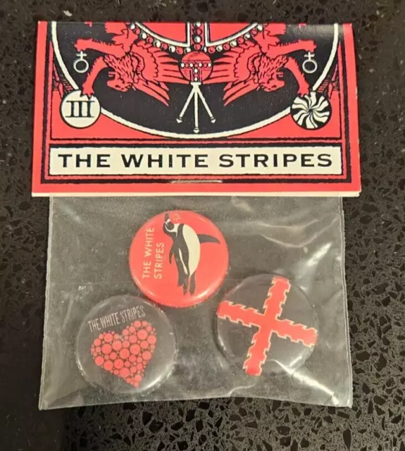 The White Stripes / Thirdman Records Buttons Jack White Rare