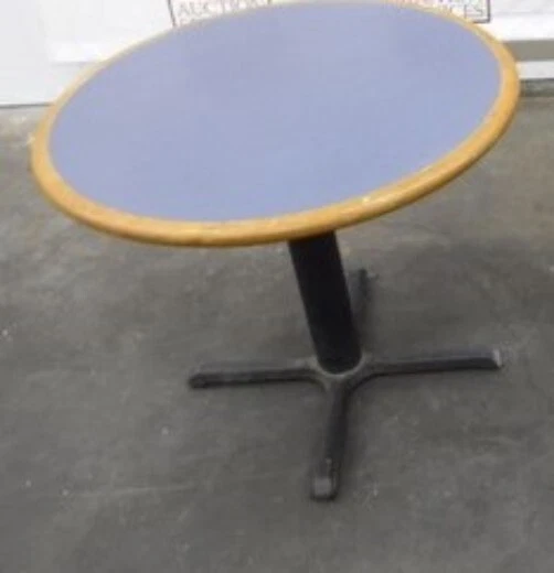 Restaurant Equipment 36" TABLE TOP WITH BASE Wedgewood Blue Formica