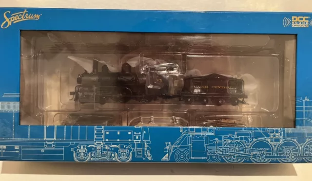 HO Bachmann Spectrum Maine Central 4-4-0 Steam Locomotive MEC #83 DCC SOUND