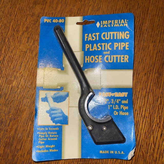 IMPERIAL EASTMAN FAST Cutting Plastic Pipe And Hose Cutter Pvc 4080