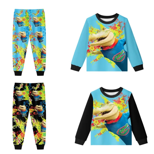 Kids' Lyle Lyle Crocodile Long Sleeve Sleepwear Sets – Perfect For Winter Xmas