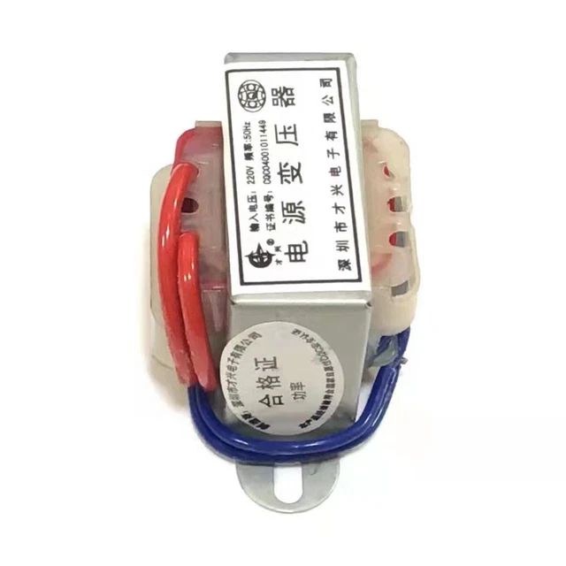 Transformateur De Puissance EI28 - Entrée 220V/380V AC - Sortie Simple Ou Double 6-110V - Puissance 2 à 30W - Pour Projets électroniques