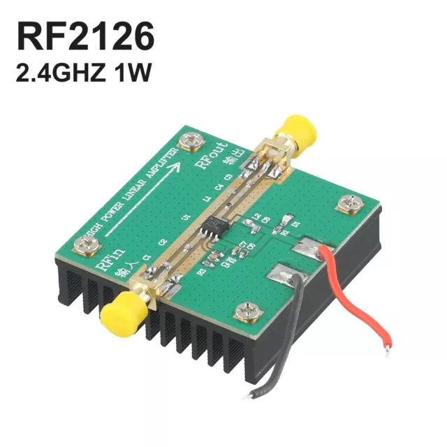 New Durable RF Power Amp Lifier 6V 70mm*50mm*20mm FOR WIFI 12DB 2450MHz