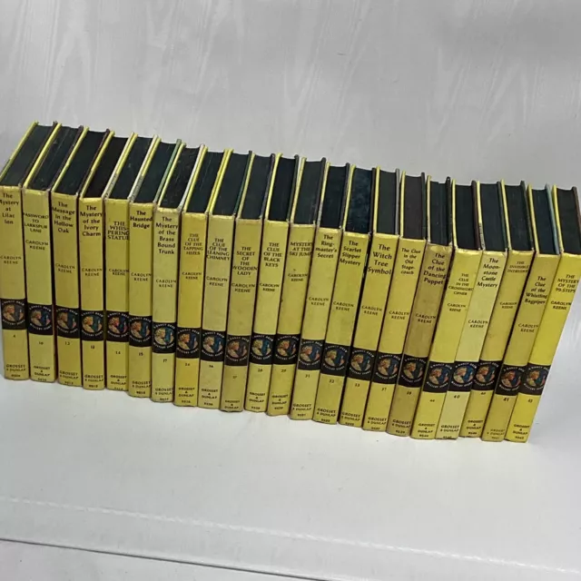 NANCY DREW MYSTERY SERIES You Choose Titles - Volume Discount Yellow Hardcover