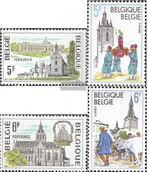 Belgien 1998-2001 (kompl.Ausg.) postfrisch 1979 Tourismus