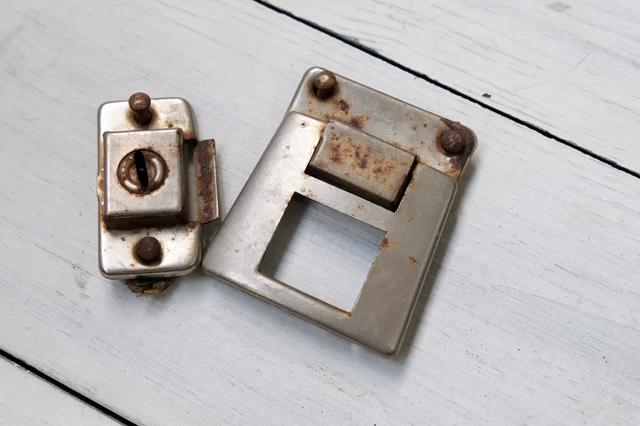 EXTRA SUPER RARE USSR Vintage Soviet Suitcase Lock Parts