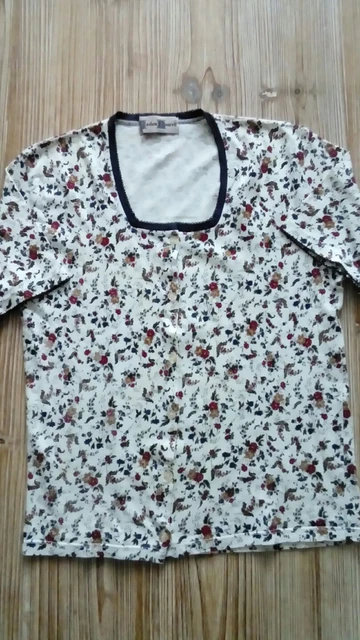 Tee-shirt Floral Baden Powell Taille 16 Ans - Occasion Très Bon état