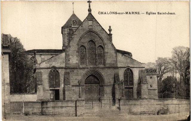 CPA AK CHALONS-sur-MARNE Church of St-JEAN (491011)
