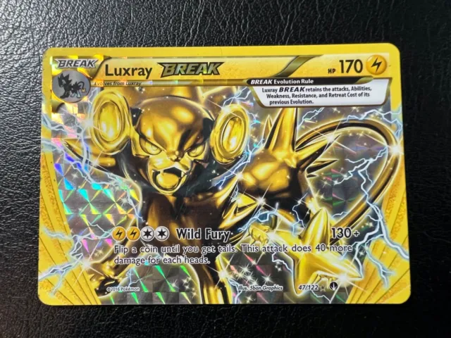 Pokemon Card XY BREAKpoint Luxray Break Rare Holo Vintage Pokemon Card NM