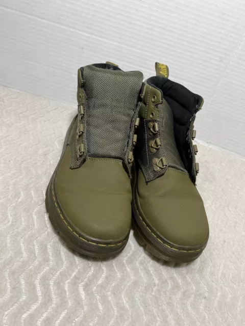 Dr. Martens Rakim Air Wair Women’s Size 5 Lace Up Green Combat Boot 2