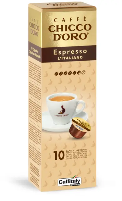 100 Capsule Caffitaly System Caffè Chicco D'Oro Espresso L'Italiano - originali 3