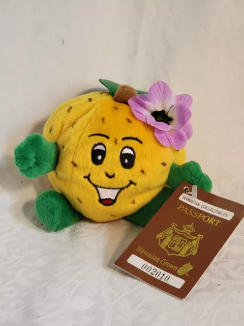 Hawaiian Collectibles Plush Heavenly ORANGE. with Passport Tags. Alani. Rare.