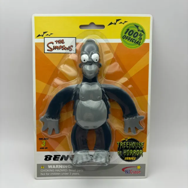 The Simpsons - figurine Gorilla Homer Treehouse of Horror BENDABLE 2007 NJ Croce