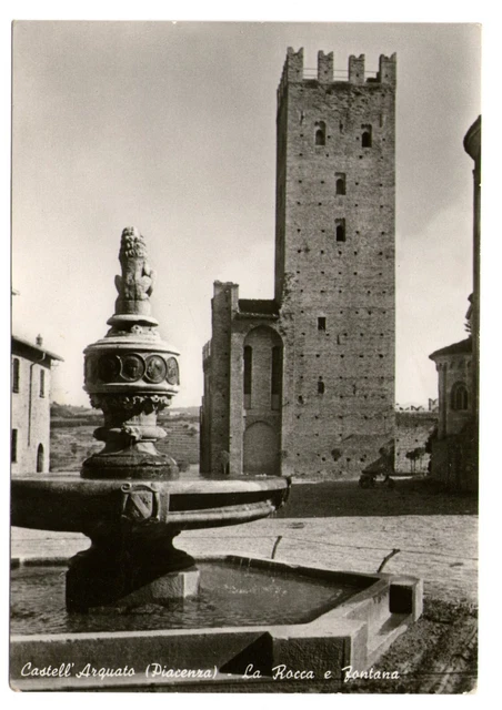 Cartolina - Repubblica - 1952 - Castell'Arquato (Piacenza) - La Rocca - FG - VG