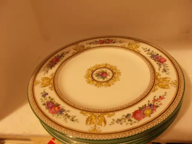 WEDGWOOD COLUMBIA ENAMELLED W595 salad PLATE 1st quality (22.5cm dia)