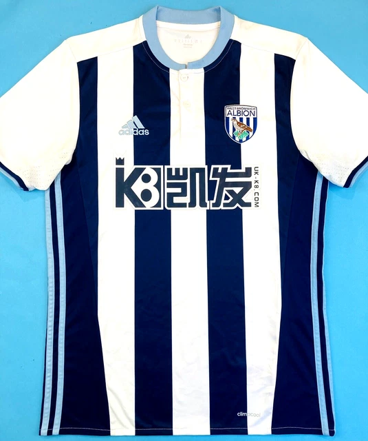 Adidas WEST BROMWICH ALBION 2016/17 M Home Football Shirt Soccer Jersey WBA Top