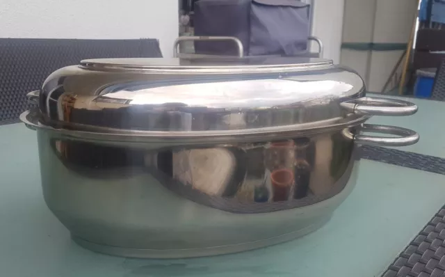 Multi Bräter Multibräter Edelstahl 18/10 Schulte Ufer 9 Liter ❤️NEUW❤️ Schmoren