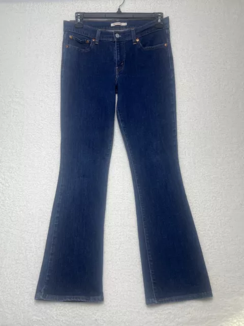 Levi's 415 Relaxed Bootcut Stretch Jeans Women's Size 29 x 32 Blue Denim Dark
