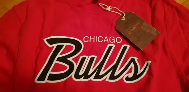 Mitchell & Ness NBA Chicago Bulls Team Arch Hoody Hoodie Sweater Herren Mens