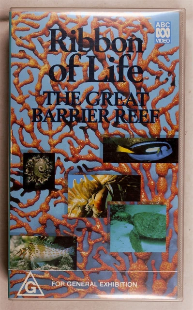 Vhs Ribbon RIBBON OF LIFE The Great Barrier Reef VHS Tape 1991 ABC $19.99 ...