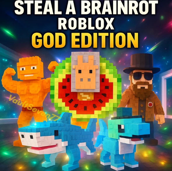 ROBLOX STEAL A Brainrot God Edition 2025 👑 Tycoon | Divine Powers ...
