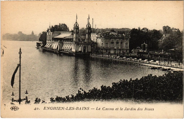 CPA Enghien Le Casino et le Jardin des Roses (1317115)